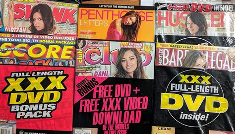 Adult Magazine Pack Magazines And Dvds Hustler Swank Club