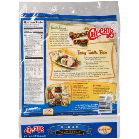 chi chi s® taco style soft flour tortillas 12 ct 12 oz kroger