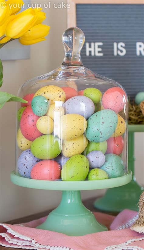 Spring time and easter are about more than just bunnies and easter eggs! Easy Easter Cupcake Decorating (and Decor!) - Your Cup of Cake