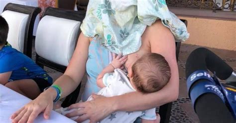 Woman Told To Cover Up While Breastfeeding Responds And The Photo