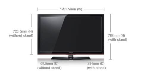 Image Result For 50 Inch Tv Dimensions Tv Flat Screen Dimensions