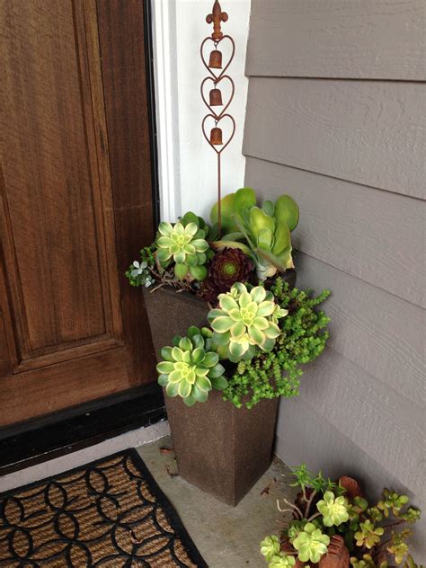 Unique flower containers come in conventional, unique, and 20 beautiful front door flower pots (for cheerful house). Garden and Bliss | Potted plants outdoor, Door planter ...