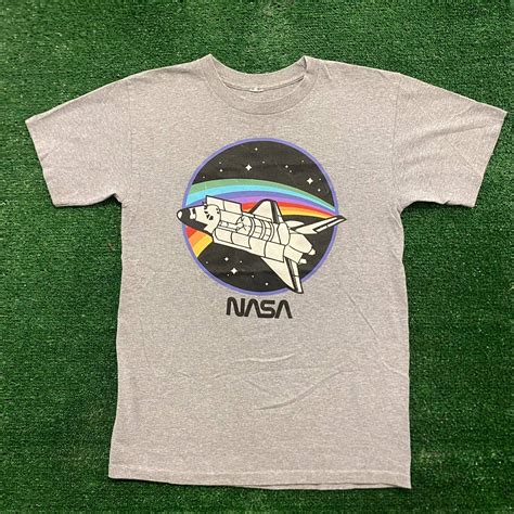 Vintage Nasa Space Shuttle Rocket Vintage Retro Science T Shirt Grailed