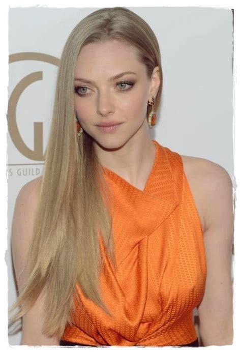 Celebrity Hairstyle Changes Amanda Seyfried Long Straight Haircut