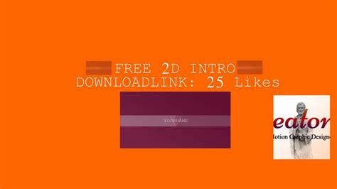 Top 10 free after effects 2d intro templates no plugins and download. 2D INTRO TEMPLATE - FREE DOWNLOAD HD After Effects - YouTube