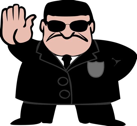 Free Fbi Police Man Stop Clipart Clipart And Vector Image Clipartix