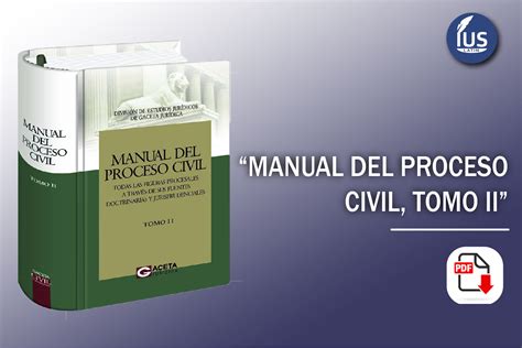 Manual Del Proceso Civil Tomo Ii Ius Latin