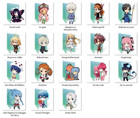 Top 109 Anime Folder Icon Pack