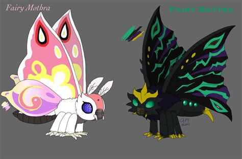 Fairy Mothra and Fairy Battra by FallenAngel5414 on DeviantArt