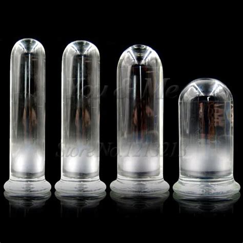 4 Size Huge Big G Spot Vagina Female Masturbator Glass Dildo Anal Plug Erotic Adult Sex Toys For