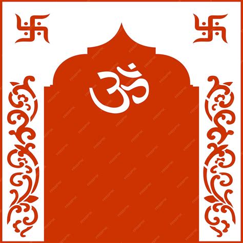 Premium Vector Hindu Arch Design For Mandir
