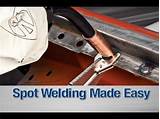 Pictures of Spot Welding Auto Body Panels