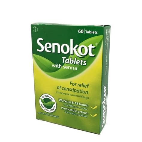 Jual Senokot Tablets With Senna 60 Tablets For Relief Of Constipation Shopee Indonesia