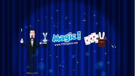 Magic Tricks Youtube Channel Art Banner