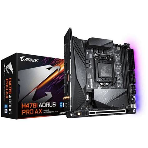 Placa M E Gigabyte H I Aorus Pro Ax Ddr Itx Lga Placa M E Magazine Luiza