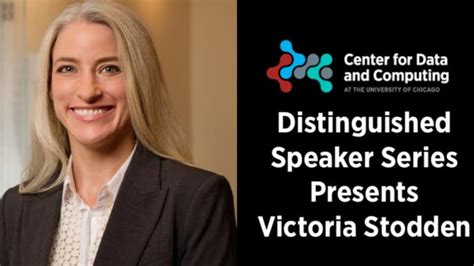 Cdac Distinguished Speaker Series Victoria Stodden Youtube