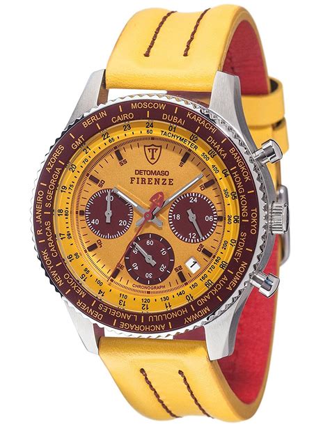 Buy Detomaso Sl1624c Yb Watches For Everyday Discount Prices On Chronograph Watch
