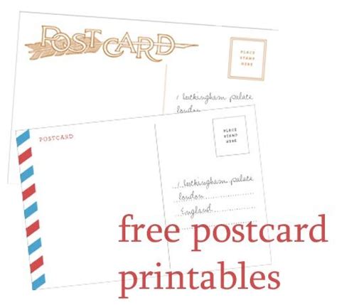 send printable postcards  martha stewart