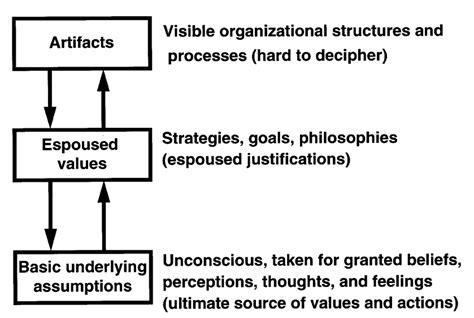 Three Levels Of Culture In An Organization Download Scientific Diagram