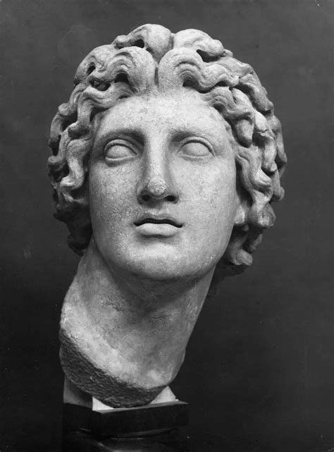 Alexander The Great Greek Marble Bust Of Alexander The