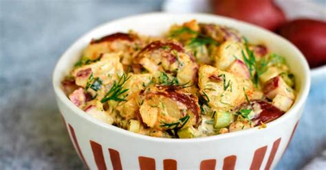 Easy Vegan Dill Potato Salad Recipe Video