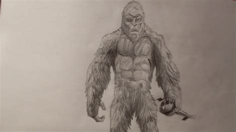 King Kong Drawing Realistic Drawings Of King Kong Dekorisori