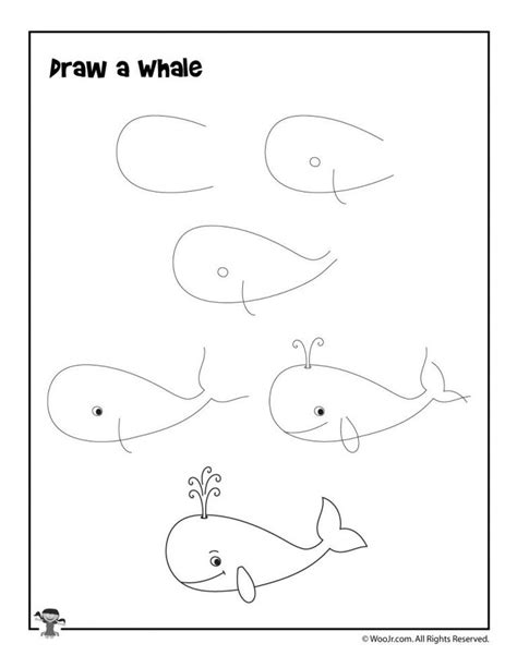 How To Draw Sea Life Step By Step At Drawing Tutorials