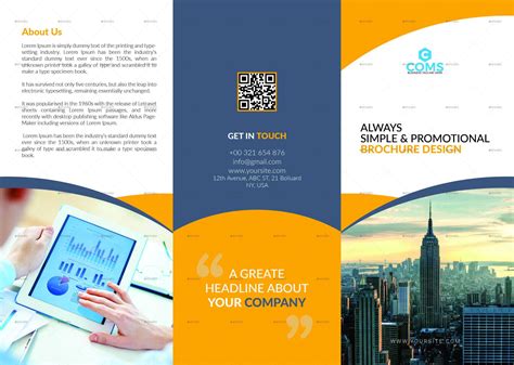 76 Premium And Free Business Brochure Templates Psd To Intended For