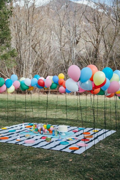 Colorful Layered Cake Recipe Outdoor Birthday Backyard Kids Party