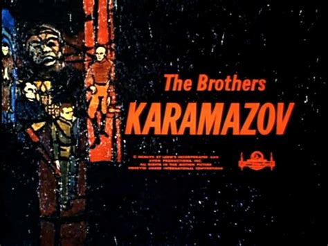 Il che è anche pacifico, essendo un romanzo, in linea generale, concepito per essere un testo scritto e, quindi. I fratelli Karamazov - The Brothers Karamazov (1958 ...