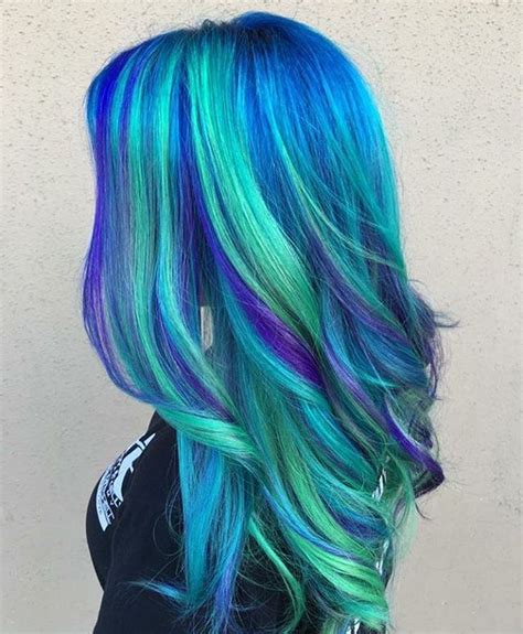 Crazy Colorful Hair Colour Ideas For Long Hair 52