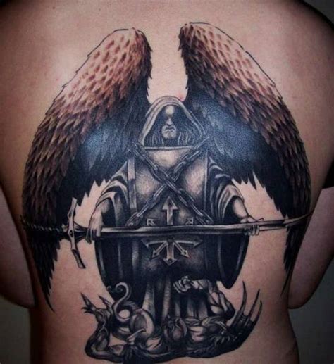 An angel and demon tattoo represents the clash between good and evil and right and wrong. FREE TATTOO PICTURES: Demon Tattoos, Designs, Pictures ...