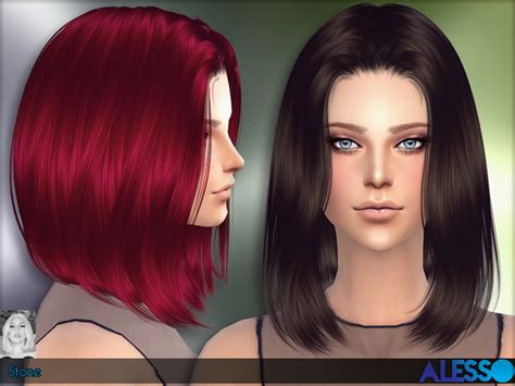 Stone Hair By Alesso At Tsr Sims 4 Updates