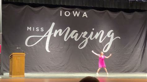 Addison Performing At Iowa Miss Amazing 2023 Youtube