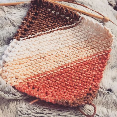 Simple Dishcloth Knit Knitting Beginner Knitting Pattern Knitting Patterns