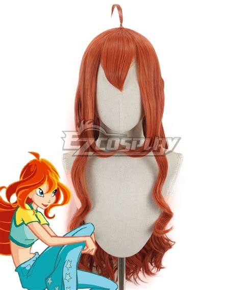 Winx Club Bloom Orange Cosplay Wig