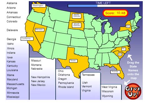 Learn Location Of 50 States Of The Usa With These Map Quiz Games