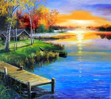 30 Stunning Oil Painting Landscape Home Decoration And Inspiration Ideas