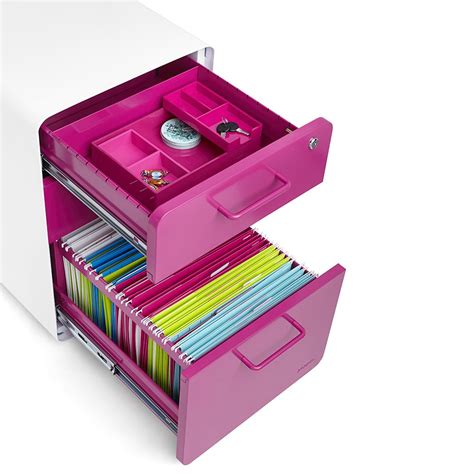 At your request pink file cabinet, we load the price comparison for products pink file cabinet. Poppin Pink Stow 3 Drawer File Cabinet | Modern Desk ...