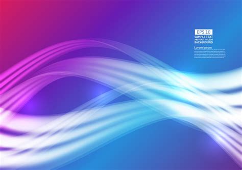 Colorful Waves Geometric Abstract Background Design Fluid Gradient