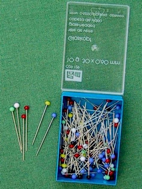 Glass Headed Pins For Lacemaking