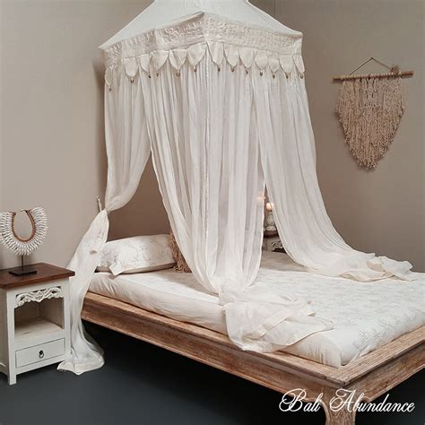 Box Canopy Mosquito Net In Natural 1m X 1m Bali Abundance