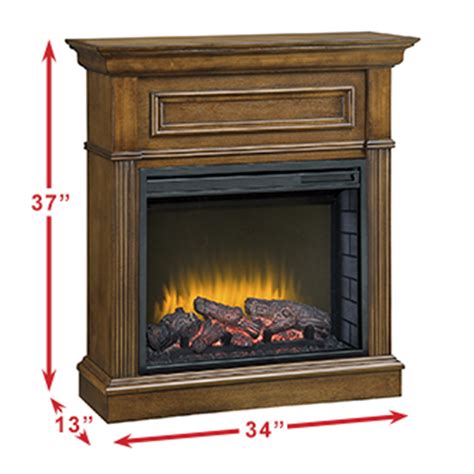 The unit efficiently heats up to 400 sq. Pleasant Hearth Hawthorne Compact Electric Fireplace ...