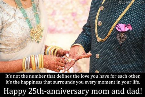 Happy 25th Wedding Anniversary Wishes Quotes Silver Jubilee Sms