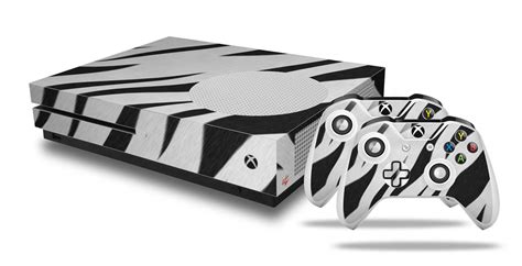 Xbox One S Console Controller Bundle Skins Zebra Skin Wraptorskinz
