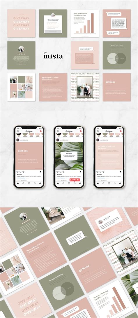 Instagram Post Templates For Canva Instagram Template Canva Templates