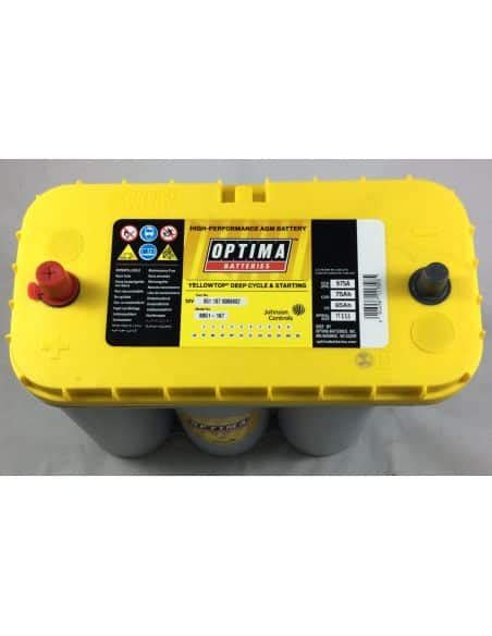 Batería Optima Yellowtop Yts 55 Agm 12v 75ah 975a 8051 187