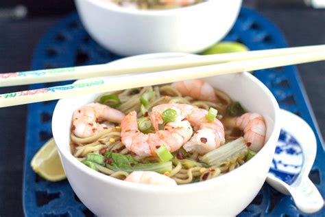 Quick Chinese Shrimp Noodle Soup Errens Kitchen