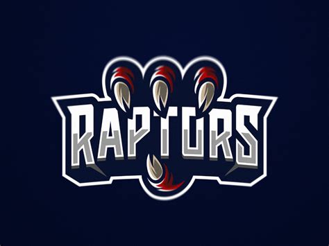 Raptors Sports Logo Design Sports Team Logos Team Logo Design
