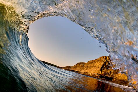 Inside View Barrel Wave Ireland George Karbus Photography